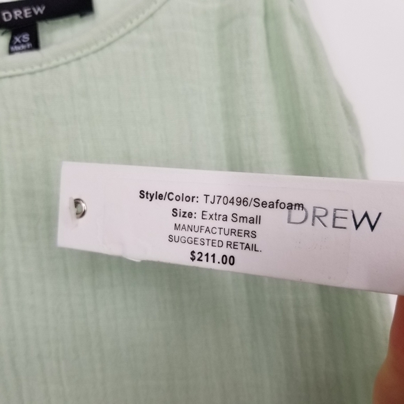 Anthropologie Drew Seafoam Teired Tank Dress - Picture 3 of 6